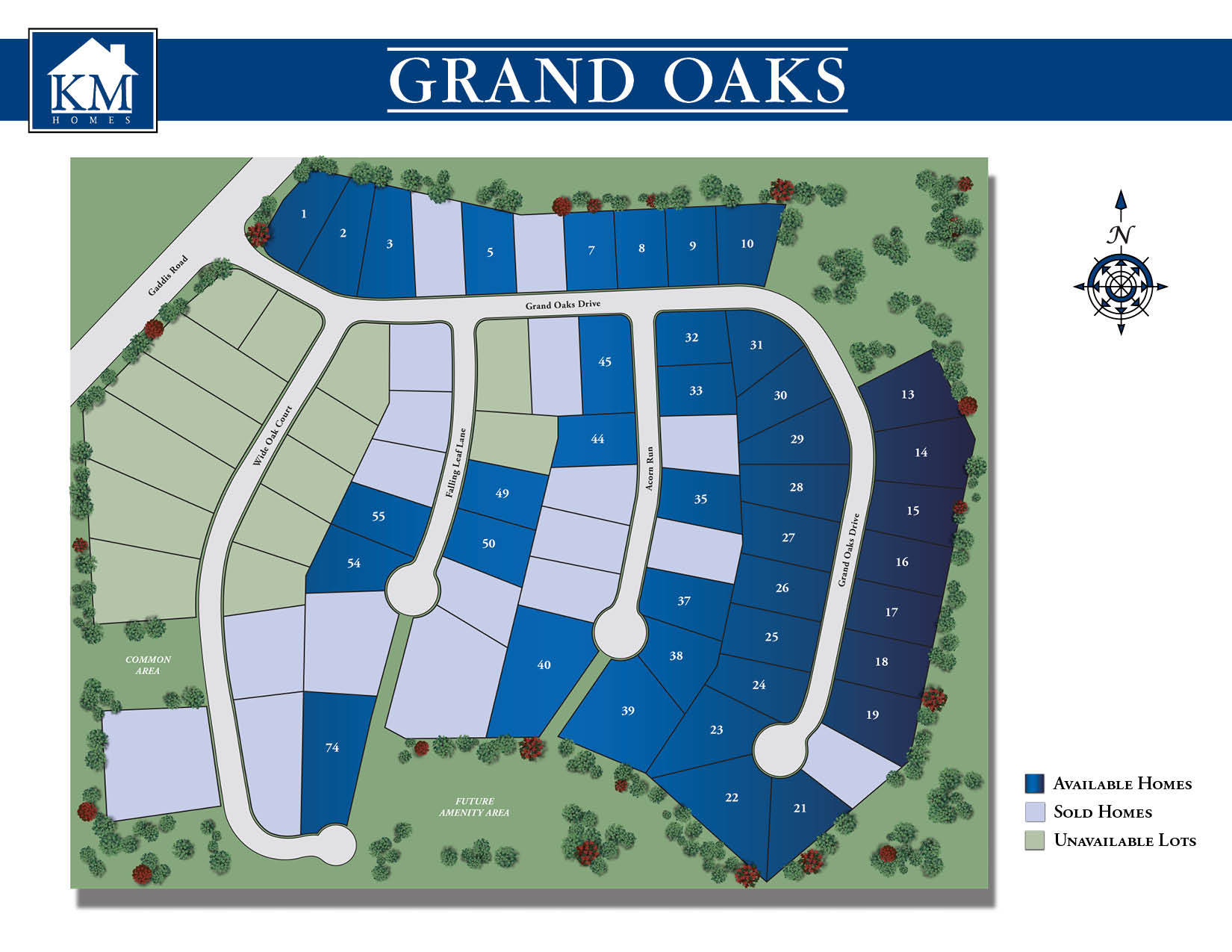 New Homes in Canton, GA Grand Oaks by KM Homes