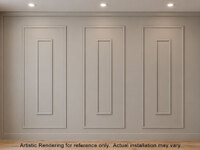 Trim example in Master Bedroom and Foyer